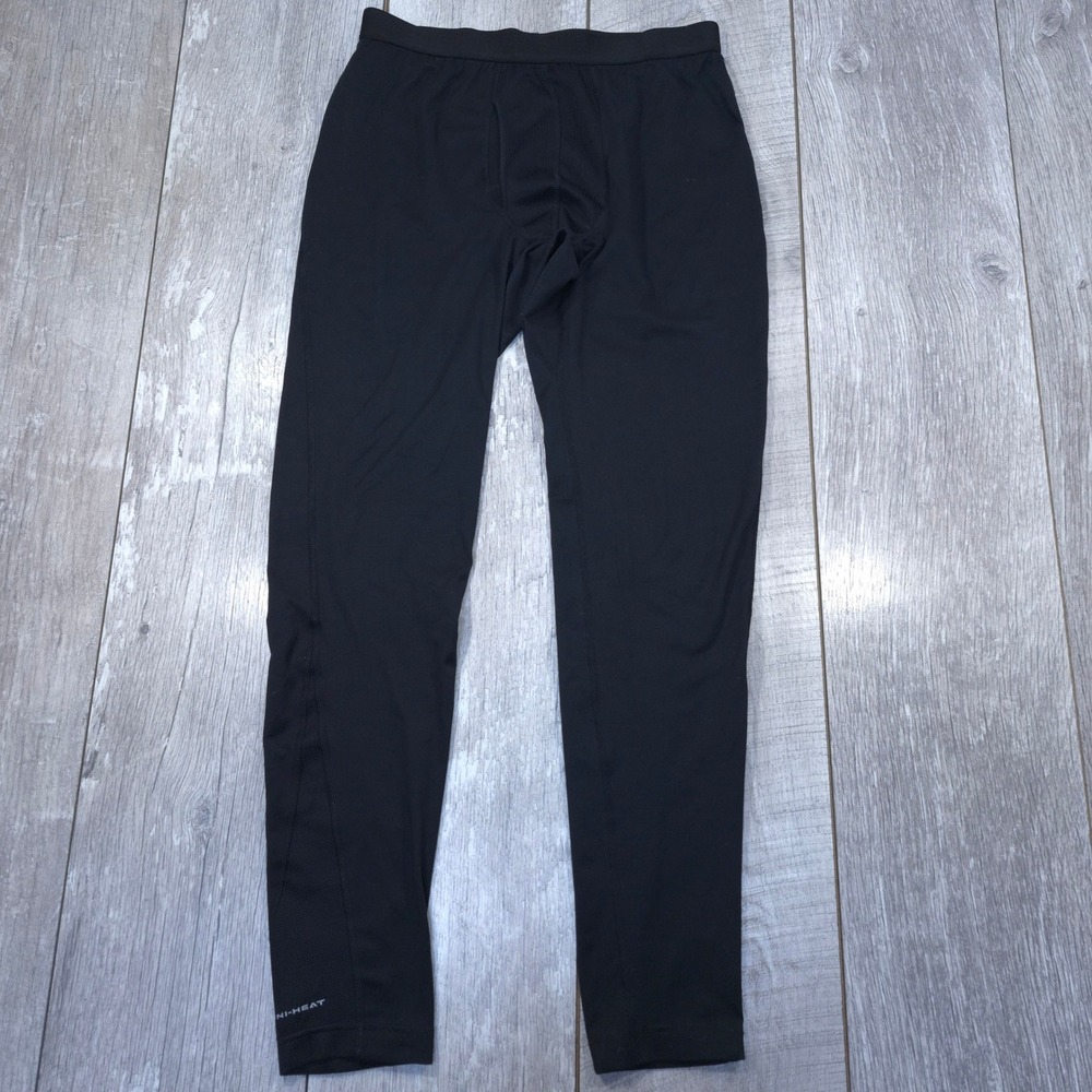 Columbia Thermal Leggings Mens Large Black Omni-Heat Heavyweight Base Layer